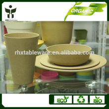 Fibra de bambu Fancy biodegradável Dinnerware